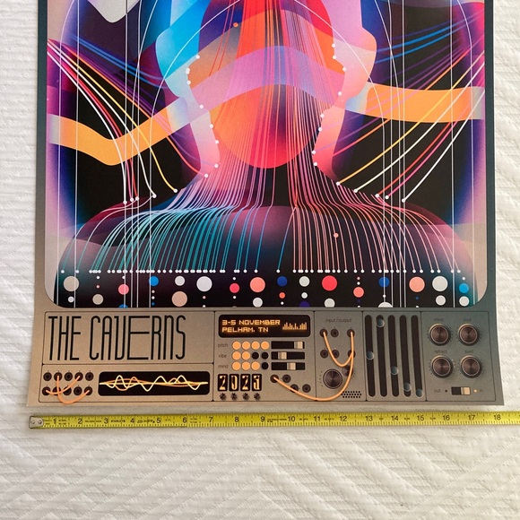 2023 Pretty Lights Caverns VIP Poster - Picture 3 of 11